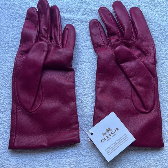 Coach Leather Gloves - Picture 3 of 8